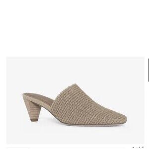 NEW Donald Pliner Jalie Mule Macrame Stretch Heels Comfort Casual Woven 8M
